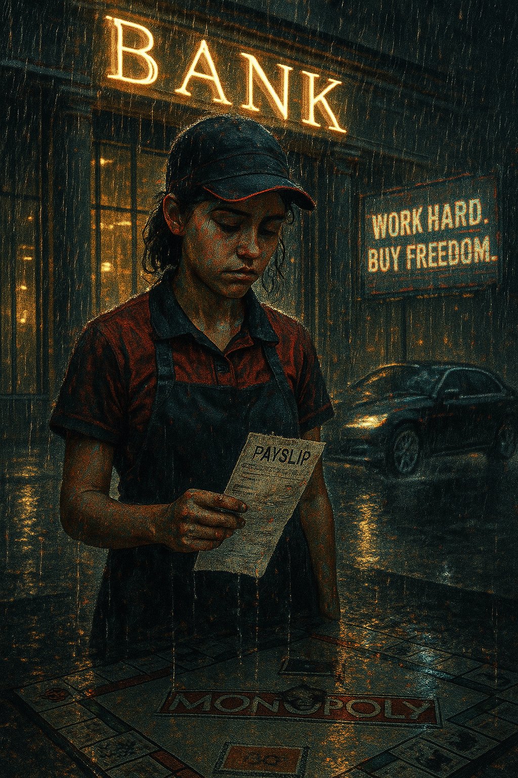 Cinematic visual for Financial Manipulation