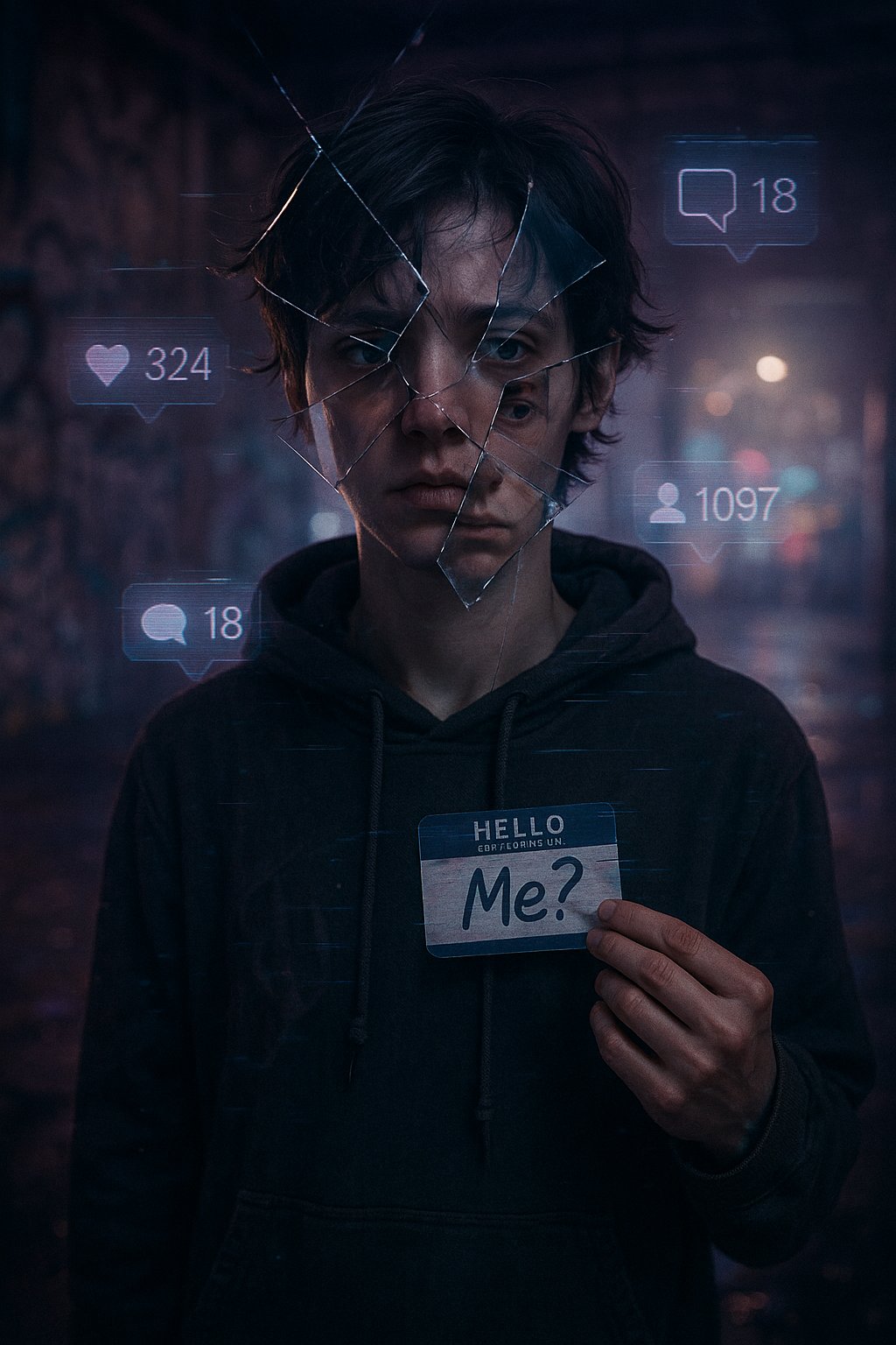 Cinematic visual for Identity Collapse