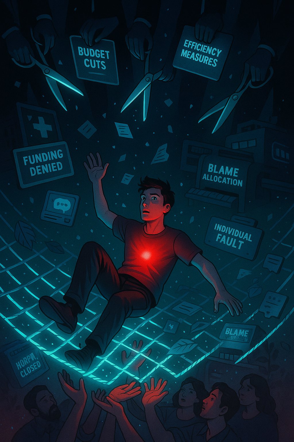 Cinematic visual for Systemic Betrayal